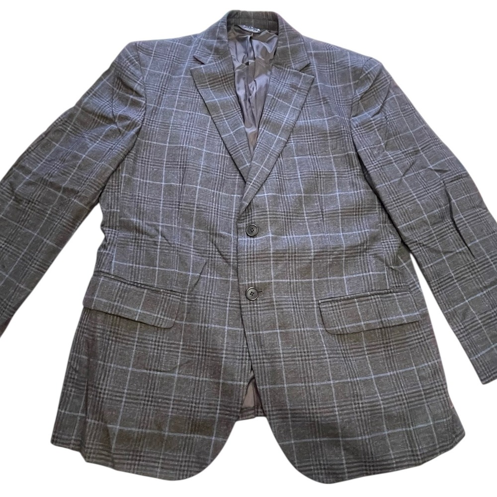 Jos. A. Bank Gray Plaid Blazer